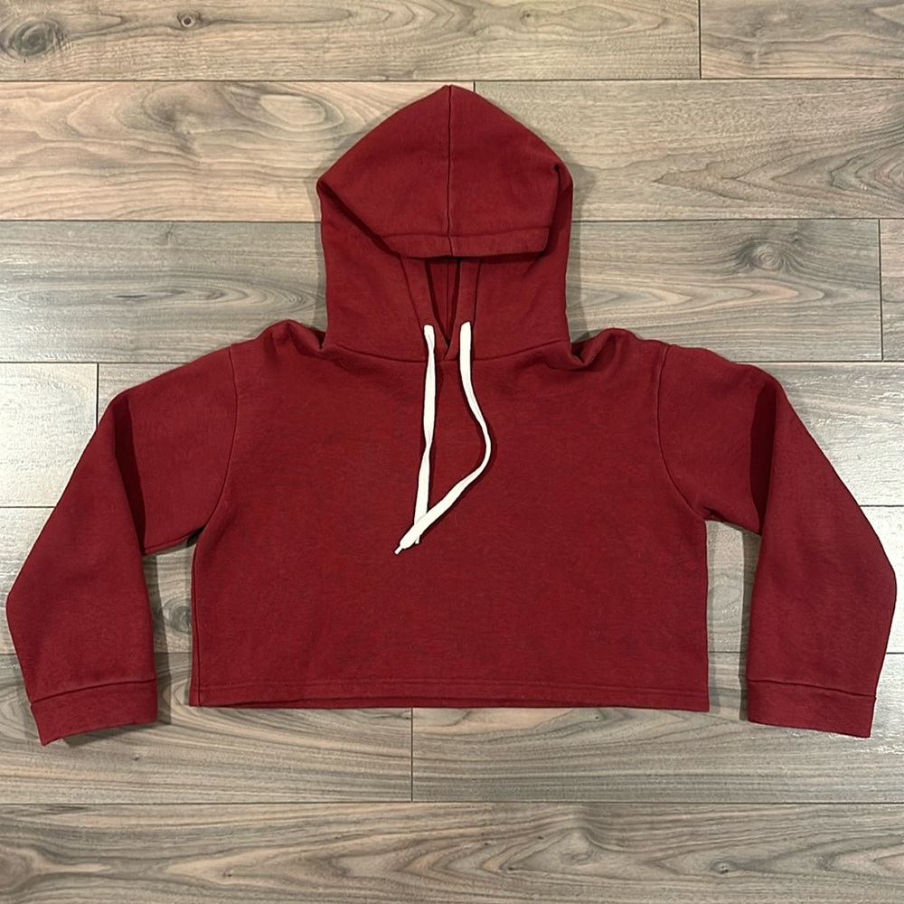 Cropped Long Sleeve Hoodie - Size: S/M
